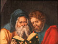 Apostles Jude Thaddeus & Simon painting by workshop of Lucas Cranach the Elder at Coburg Castle. Coburg, Germany.