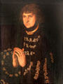 Portrait of Johann I of Saxony, the Steadfast by Lucas Cranach the Elder at Coburg Castle. Coburg, Germany.