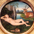 Resting Nymph beside a Spring painting by Lucas Cranach the Elder at Coburg Castle. Coburg, Germany.