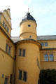 Tower containing spiral staircase at Ehrenburg Palace. Coburg, Germany.