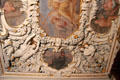 Gallery ceiling details of murals & stucco at Ehrenburg Palace. Coburg, Germany.