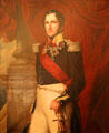 Portrait of King Leopold of Belgium at Ehrenburg Palace. Coburg, Germany.