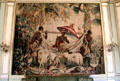 Tapestry from Nouveaux Indes series by Alexandre-François Desportes for Gobelin Factory of Paris in Gobelin room at Ehrenburg Palace. Coburg, Germany.