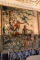 Tapestry from Nouveaux Indes series by Alexandre-François Desportes for Gobelin Factory of Paris in Audience room at Ehrenburg Palace. Coburg, Germany.