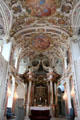 Court church with Baroque stuccowork by Luchese Brothers at Ehrenburg Palace. Coburg, Germany.