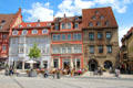 Heritage streetscape on market square. Coburg, Germany.