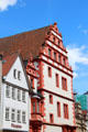 Heritage buildings on market square. Coburg, Germany.