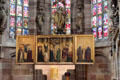 Main altar at Frauen Kirche. Nuremberg, Germany