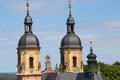 Baroque towers & spires at Gößweinstein pilgrimage basilica. Gößweinstein, Germany.