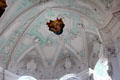 Baroque ceiling details at Gößweinstein pilgrimage basilica. Gößweinstein, Germany.