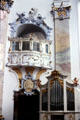 Organ pipes & balcony at 14-Saints Basilica. Bad Staffelstein, Germany.