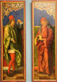 Sts Cosmas & Damian painting from Altar of St. Lawrence Church on Nuremberg by Hans Süß von Kulmbach at Germanisches Nationalmuseum. Nuremberg, Germany.