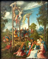 Crucifixion / Calvary painting by Albrecht Altdorfer at Germanisches Nationalmuseum. Nuremberg, Germany