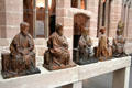 Apostle clay figures from St. Jakob church of Nuremberg at Germanisches Nationalmuseum. Nuremberg, Germany.