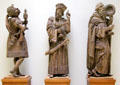 Three Magi wood carving from northern Netherland at Germanisches Nationalmuseum. Nuremberg, Germany.