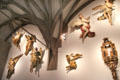 Angel woodcarvings from Germany & Austria at Germanisches Nationalmuseum. Nuremberg, Germany.