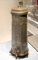 Engraved painter's-guild cast pewter flagon from Breslau at Germanisches Nationalmuseum. Nuremberg, Germany.