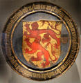 Memorial shield of Wilhelm I of Wolffstein at Germanisches Nationalmuseum. Nuremberg, Germany.