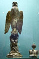 Silver falcon goblet by Theodor Heiden of Munich at Germanisches Nationalmuseum. Nuremberg, Germany.