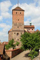 Heathens' Tower at Imperial Castle. Nuremberg, Germany.