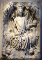 Cast of relief of Kaiser Ludwig IV of Bavaria at Imperial Castle. Nuremberg, Germany.
