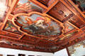 Ceiling painting of myth of Phaethon, who perished driving his father's sun chariot in Beautiful room from Pellerhaus at Fembohaus City Museum. Nuremberg, Germany.