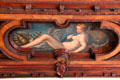 Ceiling painting of Venus in Beautiful room from Pellerhaus at Fembohaus City Museum. Nuremberg, Germany