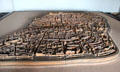 Model of late medieval walled city of Nuremberg at Fembohaus City Museum. Nuremberg, Germany.