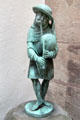 Copy of Bagpiper fountain statuette by Friedrich Wanderer at Fembohaus City Museum. Nuremberg, Germany.