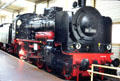 Steam locomotive 38 2884 at Nuremberg Transport Museum. Nuremberg, Germany.