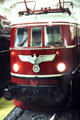 Electric passenger locomotive from Nazi era at Nuremberg Transport Museum. Nuremberg, Germany.