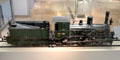 Model of Bavarian steam locomotive B IX at Nuremberg Transport Museum. Nuremberg, Germany.