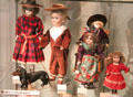 Porcelain faced dolls at City Toy Museum. Nuremberg, Germany.