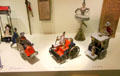 Unusual toy vehicles at City Toy Museum. Nuremberg, Germany.