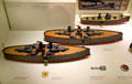 Toy versions of German navel vessels of WWI at City Toy Museum. Nuremberg, Germany.