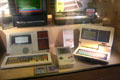 Early child computers & game consoles at City Toy Museum. Nuremberg, Germany.