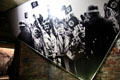 Photo mural of saluting citizens at Nazi rally at Documentation Centre Nazi Party Rally Grounds. Nuremberg, Germany.