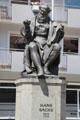 Monument celebrating Hans Sachs. Nuremberg, Germany