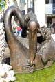 Pelican detail nurturing couple's children on Marriage Carousel sculpture. Nuremberg, Germany.