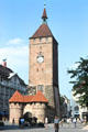 White Tower on Ludwigsplatz. Nuremberg, Germany.