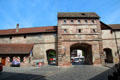 Neutorturm outer city wall gate. Nuremberg, Germany.