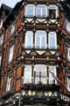 Timber framed brick building in marketplace. Marburg, Germany.