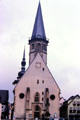 St Georg Parish Church on town square. Weikersheim, Germany.