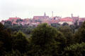 Overview of town taken from Spital Gate. Rothenburg ob der Tauber, Germany.