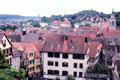 View of city from hilltop. Tübingen, Germany.