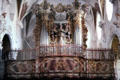 St Magnus Abbey Church organ. Bad Schussenried, Germany.