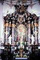 Steinhausen Pilgrimage Church high altar. Steinhausen, Germany.