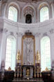 Altar of Neresheim Abbey Church. Germany.