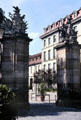 Baroque gates next to Residenz. Ansbach, Germany.