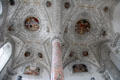 Kreuzherrn monastery church ceiling converted to Baroque style. Memmingen, Germany.